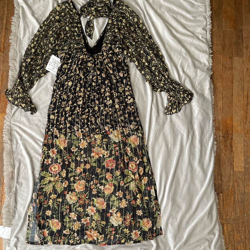 Free People x Rococo Sand Hana Printed Kaftan Dress - Picture 4 of 4